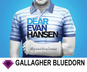 Dear Evan Hansen. March 9, 2025 - 1:30PM. Gallagher Bluedorn Auditorium