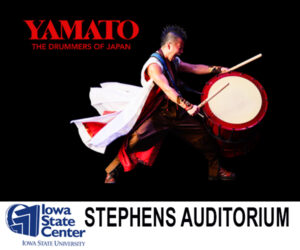 Yamato - Drummers of Japan . February 28, 2025 - 7:00PM. Stephens Auditorium